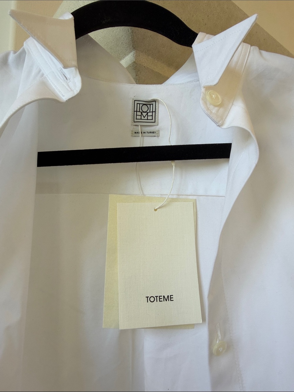 Toteme tuxedo white shirt NWT - Picture 13 of 13
